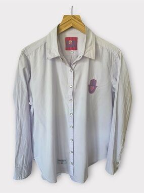 Women’s  Romi Basha Light Purple Button-Up Shirt